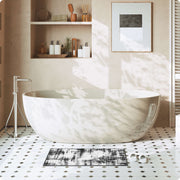 Black Minimalist Modern Door Mat Washable Non-Slip Low Pile Indoor Rug