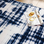 Modern Navy Blue Pattern Washable Rug Soft Stain Resistant Non-Slip Carpet