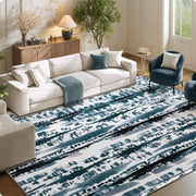 Washable Area Rug Modern Soft Stain-Resistant Non-Slip Carpet for Home