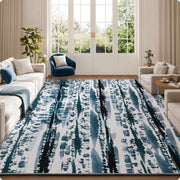 Washable Area Rug Modern Soft Stain-Resistant Non-Slip Carpet for Home