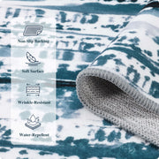 Washable Area Rug Modern Soft Stain-Resistant Non-Slip Carpet for Home