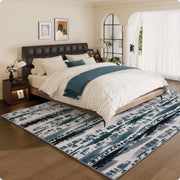 Washable Area Rug Modern Soft Stain-Resistant Non-Slip Carpet for Home