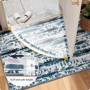 Washable Area Rug Modern Soft Stain-Resistant Non-Slip Carpet for Home