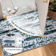 Washable Area Rug Modern Soft Stain-Resistant Non-Slip Carpet for Home