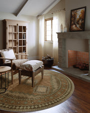 Vintage Area Rug Abstract Washable Non-Slip Soft & Stain Resistant Area Rug Brown Gray