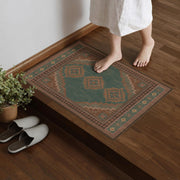 Vintage Washable Soft & Stain Resistant Area Rug Carpets Light Brown Tan