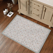 Floral Soft & Stain Resistant Non-Slip Vintage Washable Area Rug Indoor Beige Gray