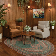 Vintage Washable Soft & Stain Resistant Area Rug Carpets Light Brown Tan